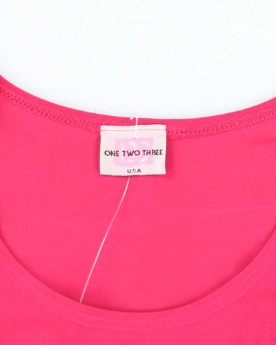 Vintage 90s One Two Three Sleeveless Top - S