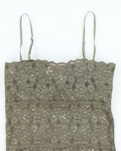 Vintage Y2k 00s Costa Blanca Lace Cami Top - S