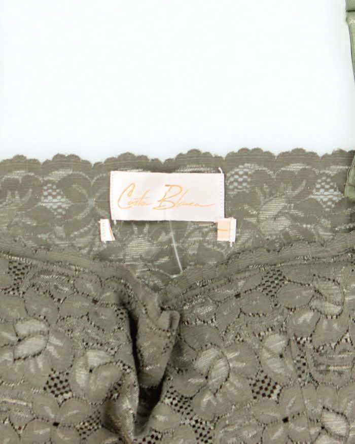 Vintage Y2k 00s Costa Blanca Lace Cami Top - S