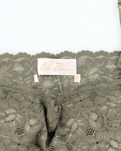Vintage Y2k 00s Costa Blanca Lace Cami Top - S