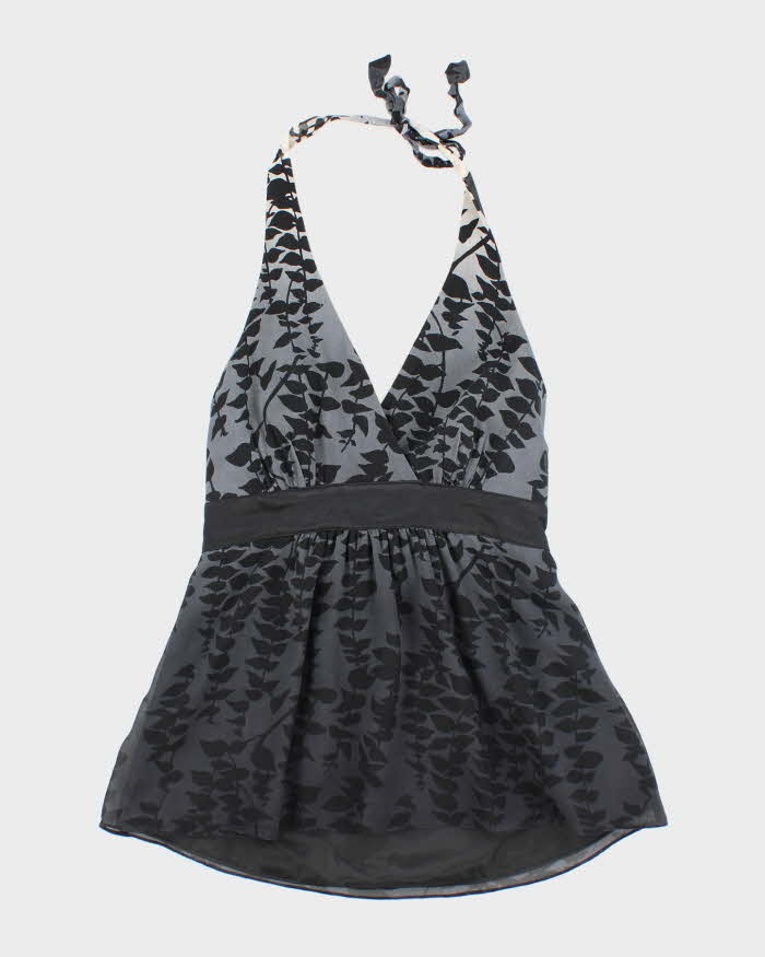 Vintage Y2k 00s Express Halter-Neck Top - S