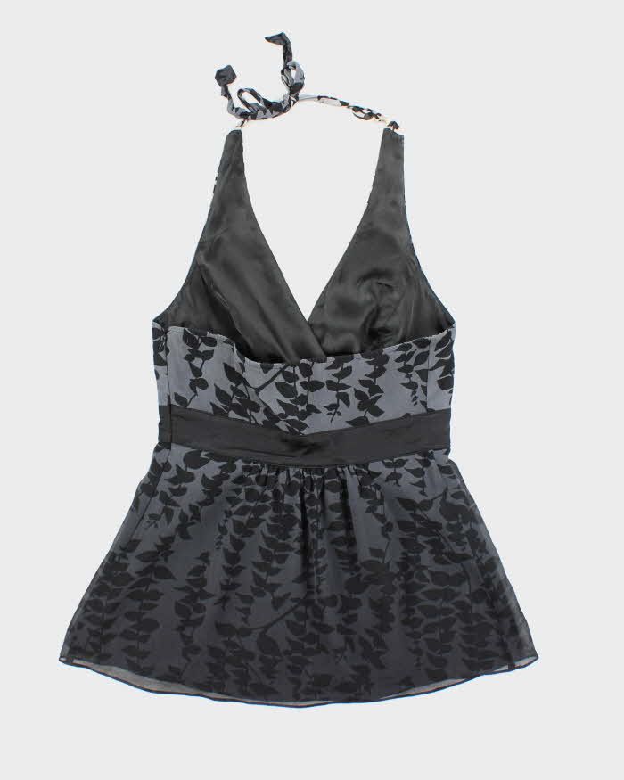 Vintage Y2k 00s Express Halter-Neck Top - S