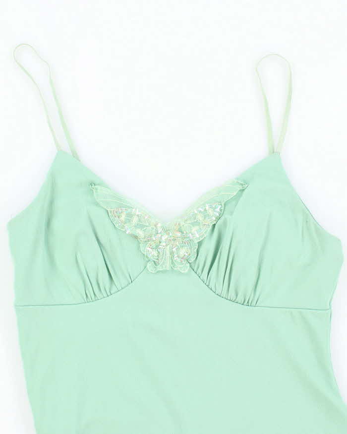 Vintage Y2k 00s Le Chateau Butterfly Asymmetric Cami Top - S