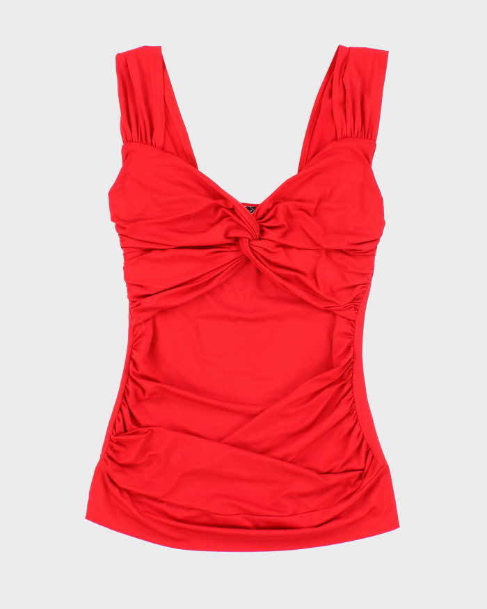 Vintage Y2k 00s Sirens Ruched Cami Top - XS
