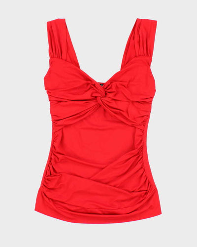 Vintage Y2k 00s Sirens Ruched Cami Top - XS