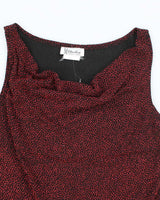 Vintage Y2k 00s M Studio Sparkly Cowl Neck Top - M