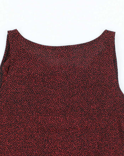 Vintage Y2k 00s M Studio Sparkly Cowl Neck Top - M