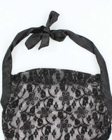Vintage Y2k 00s Charlotte Russe Lace Halter-Neck Top - S