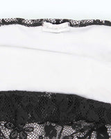 Vintage Y2k 00s Charlotte Russe Lace Halter-Neck Top - S