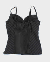 Vintage Y2k 00s Speckless Lace-Up Top - S