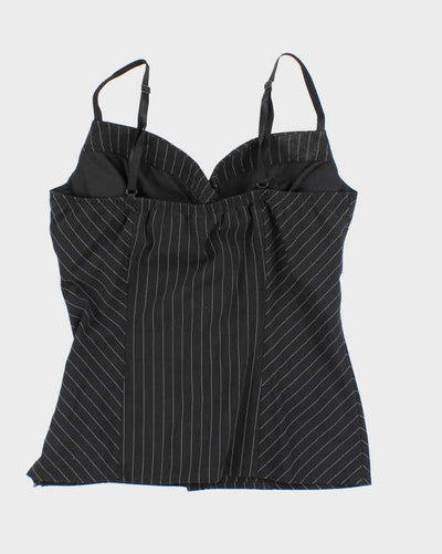 Vintage Y2k 00s Speckless Lace-Up Top - S