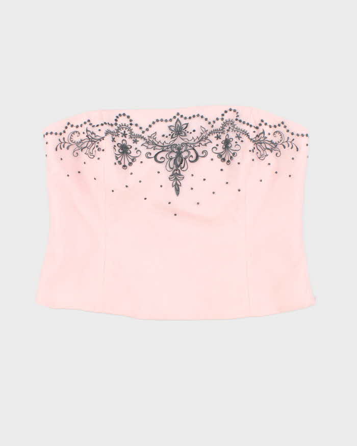 Vintage Y2k 00s Precis Pink Sleeveless Blouse - L