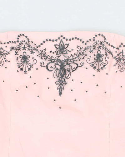 Vintage Y2k 00s Precis Pink Sleeveless Blouse - L