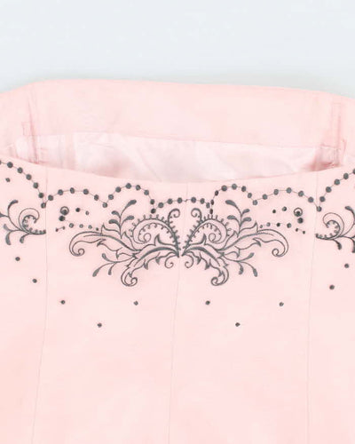 Vintage Y2k 00s Precis Pink Sleeveless Blouse - L