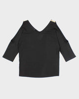 Vintage Y2k 00s International Concepts Shoulder Cut Out Top - M