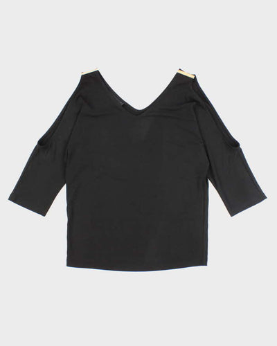 Vintage Y2k 00s International Concepts Shoulder Cut Out Top - M