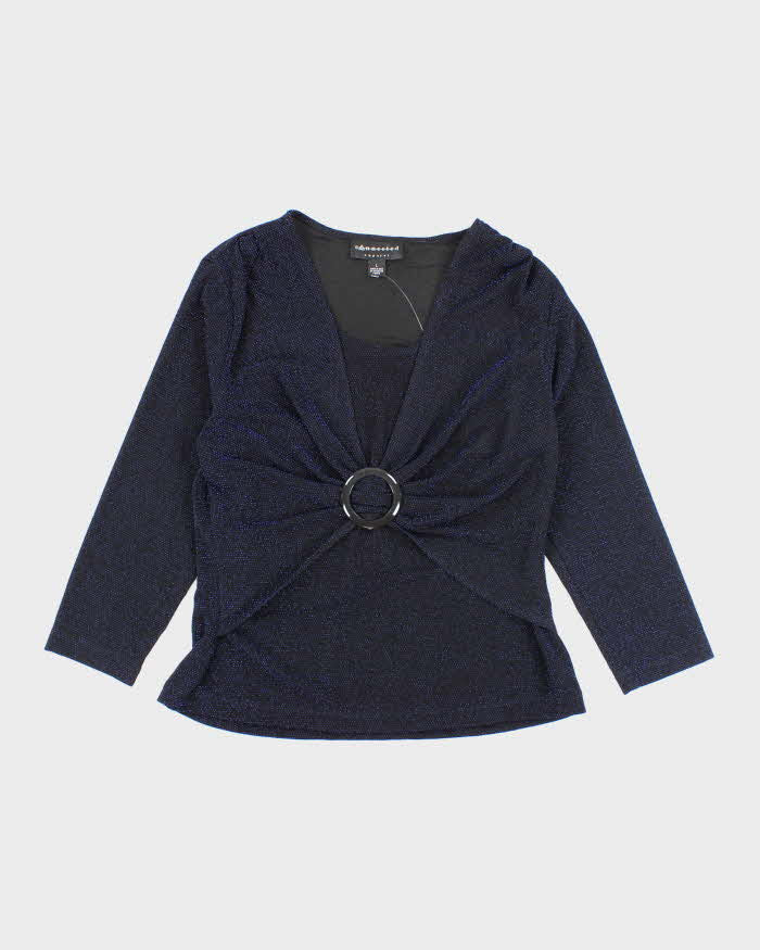 Vintage Y2k 00s Connected Apparel Sparkly Top - L