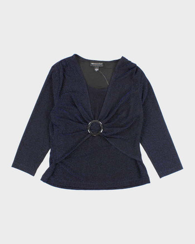 Vintage Y2k 00s Connected Apparel Sparkly Top - L