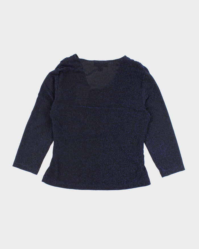 Vintage Y2k 00s Connected Apparel Sparkly Top - L
