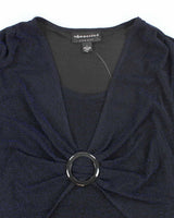 Vintage Y2k 00s Connected Apparel Sparkly Top - L
