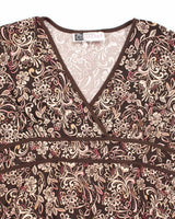 Vintage Y2k 00s Tomorrows Mother Floral Top - L