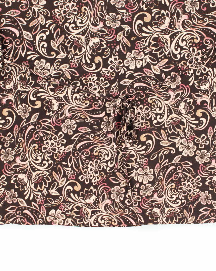 Vintage Y2k 00s Tomorrows Mother Floral Top - L