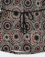 Vintage Y2k 00s Pattern Long Sleeve Top - M