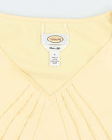 Vintage Talbots Yellow Silk Top - M
