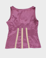 Vintage 90s New York Company Silk Top - M
