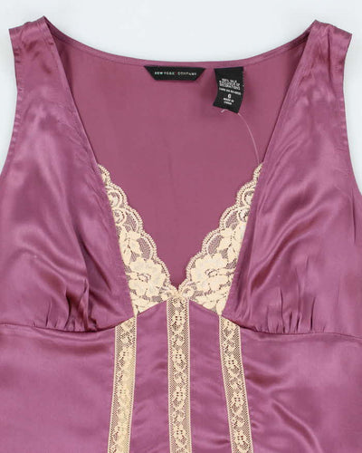 Vintage 90s New York Company Silk Top - M