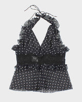 Vintage Dolce &amp; Gabbana Silk Polka Dot Cami - M