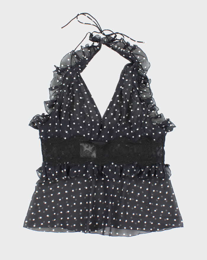 Vintage Dolce &amp; Gabbana Silk Polka Dot Cami - M