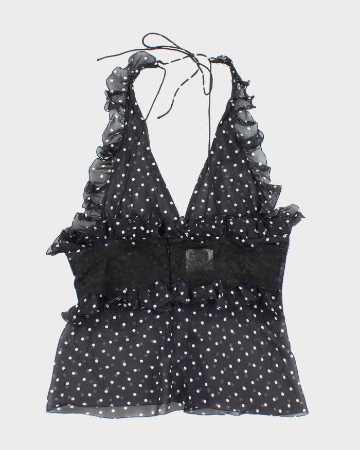 Vintage Dolce &amp; Gabbana Silk Polka Dot Cami - M