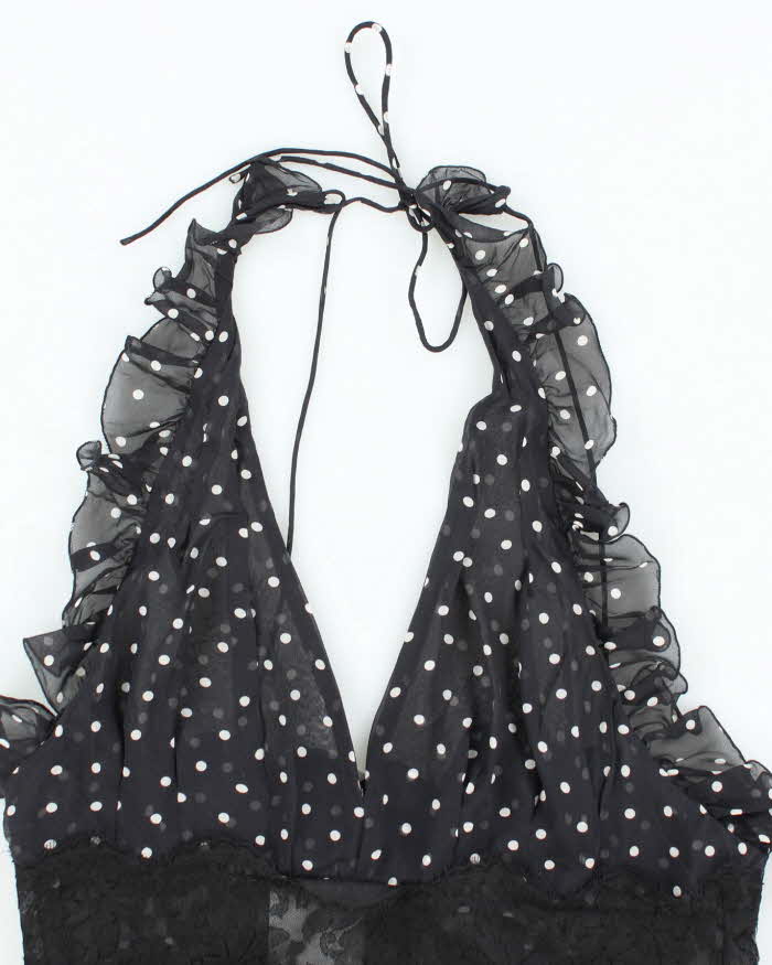 Vintage Dolce &amp; Gabbana Silk Polka Dot Cami - M
