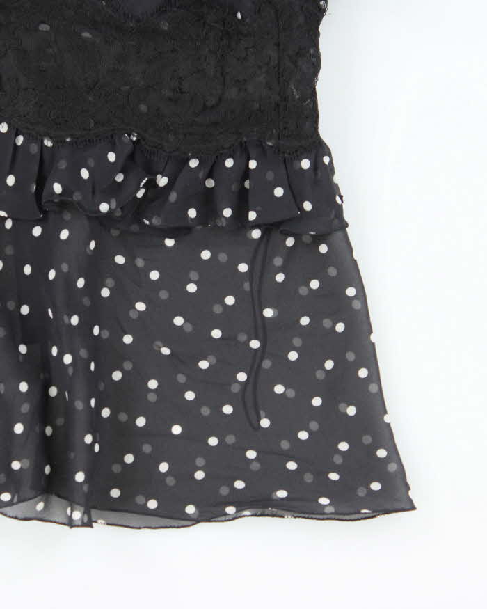 Vintage Dolce &amp; Gabbana Silk Polka Dot Cami - M