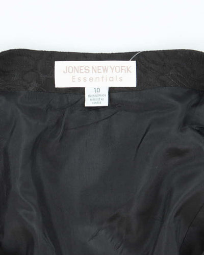 Vintage 90s Jones New York Waistcoat Lace-Up Top - M