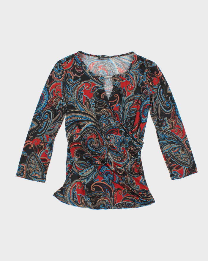 Vintage Y2k 00s Inc Paisley Pattern Top - S