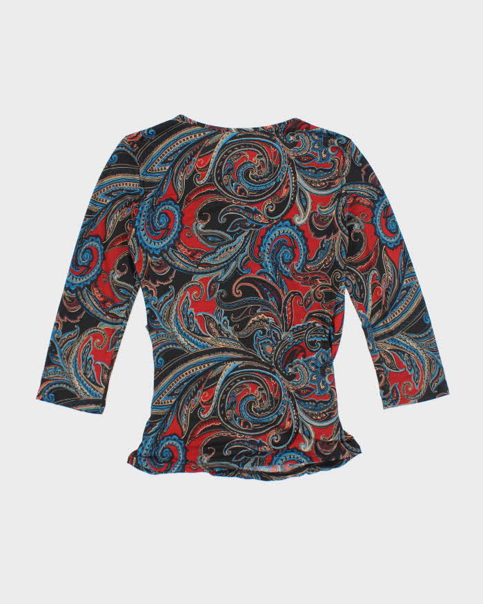 Vintage Y2k 00s Inc Paisley Pattern Top - S
