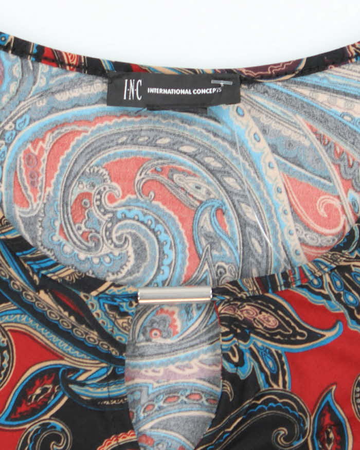 Vintage Y2k 00s Inc Paisley Pattern Top - S