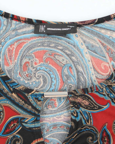 Vintage Y2k 00s Inc Paisley Pattern Top - S