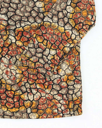 Vintage 90s Peter Nygard Pattern Top - M