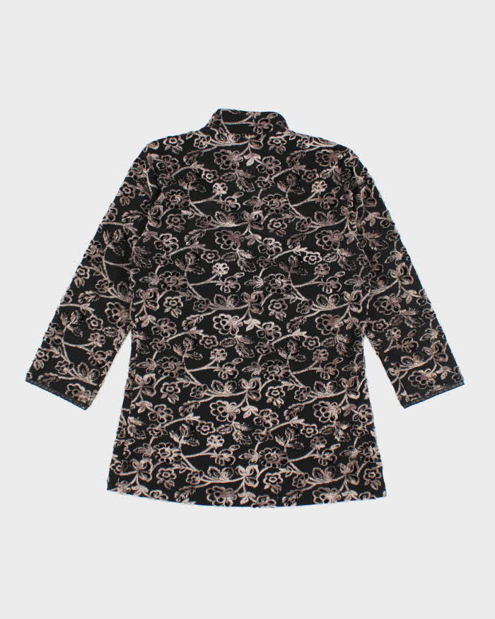 Vintage Y2k 00s Arianne Velvet Top - S