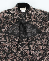 Vintage Y2k 00s Arianne Velvet Top - S