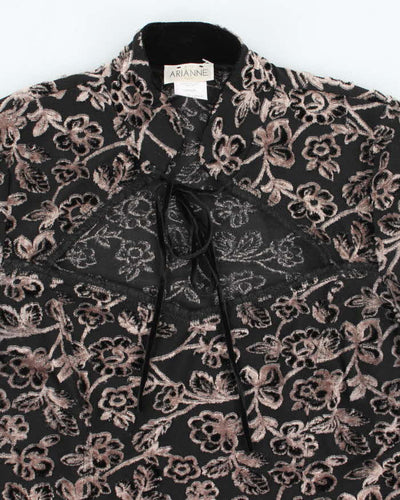 Vintage Y2k 00s Arianne Velvet Top - S