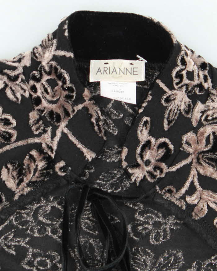 Vintage Y2k 00s Arianne Velvet Top - S