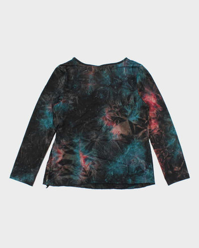 Vintage Y2k 00s Reitmans Faux Wrap O Ring Top - L