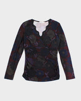 Vintage Y2k 00s Rickis Floral Top - S