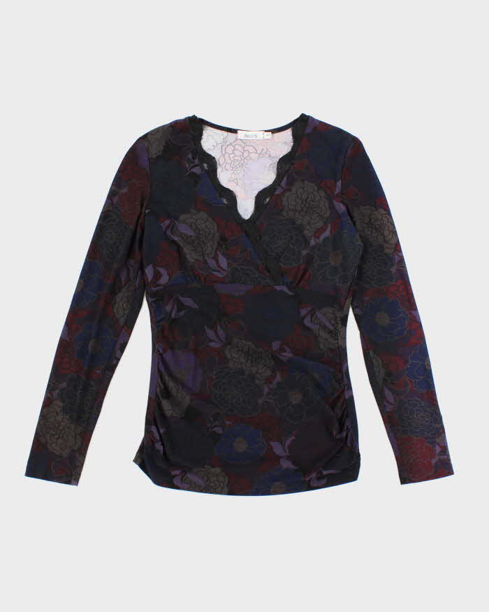 Vintage Y2k 00s Rickis Floral Top - S