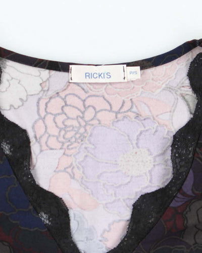 Vintage Y2k 00s Rickis Floral Top - S