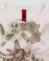 Vintage Y2k 00s Just In Time Mesh Top - XS